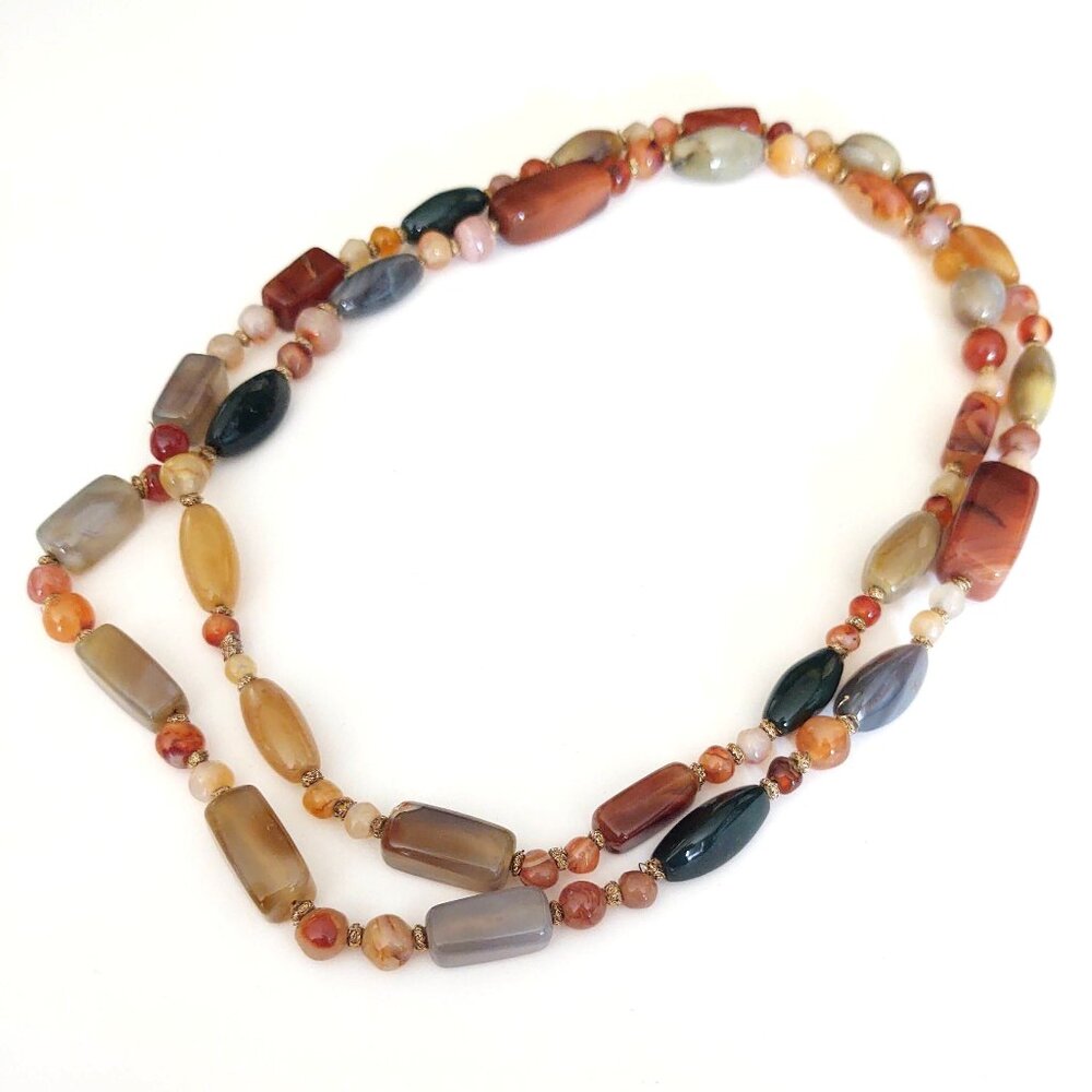 Single strand multi stone necklace - Picture 16 of 16